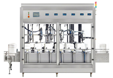 <b>六頭全自動(dòng)稱重式灌裝機(jī)</b>