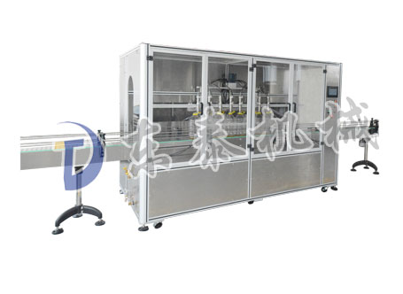 微電腦測控六頭食用油灌裝機